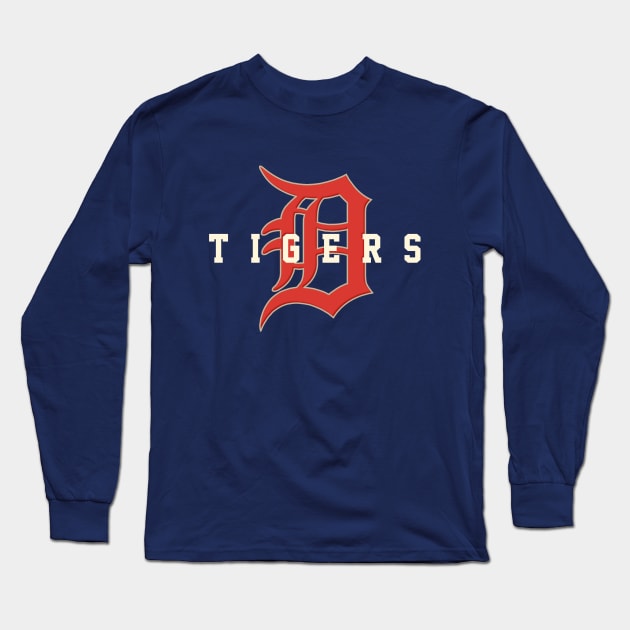 Detroit Tigers 2 Long Sleeve T-Shirt by Buck Tee